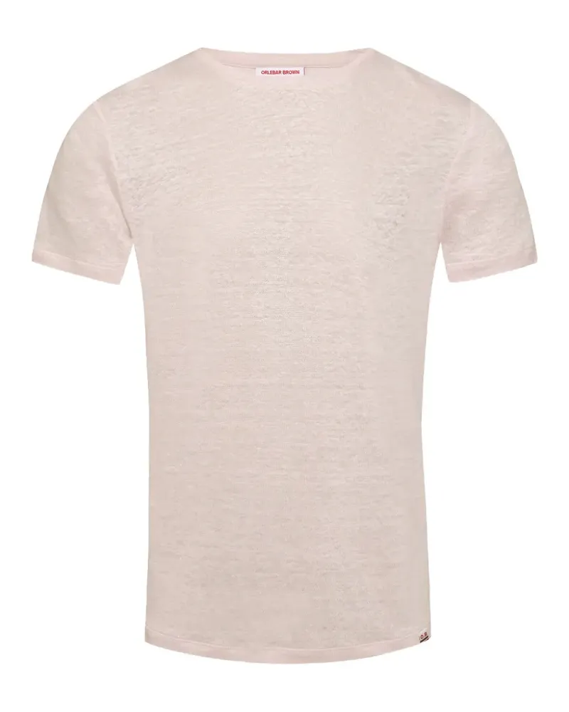 Orlebar Brown Ob-T linen T-shirt - Rosa Rosa