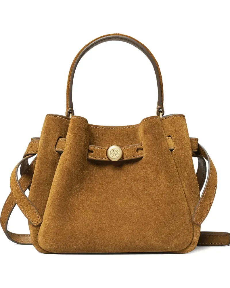 Tory Burch mini Romy tote bag - Braun Braun