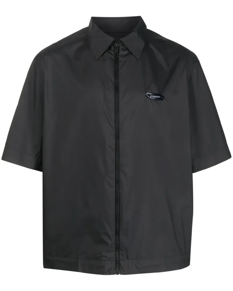 Givenchy Hemd mit Reißverschluss - Schwarz Schwarz