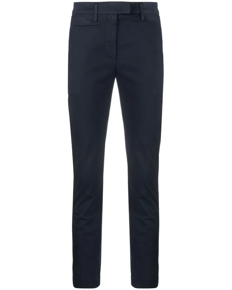 Dondup Halbhohe Slim-Fit-Hose - Blau Blau