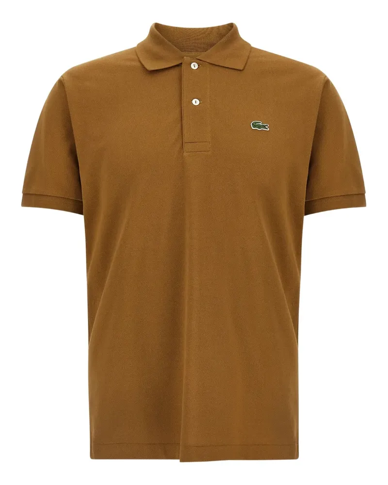 Lacoste L.12.12 Piqué-Poloshirt mit Logo-Patch - Braun Braun