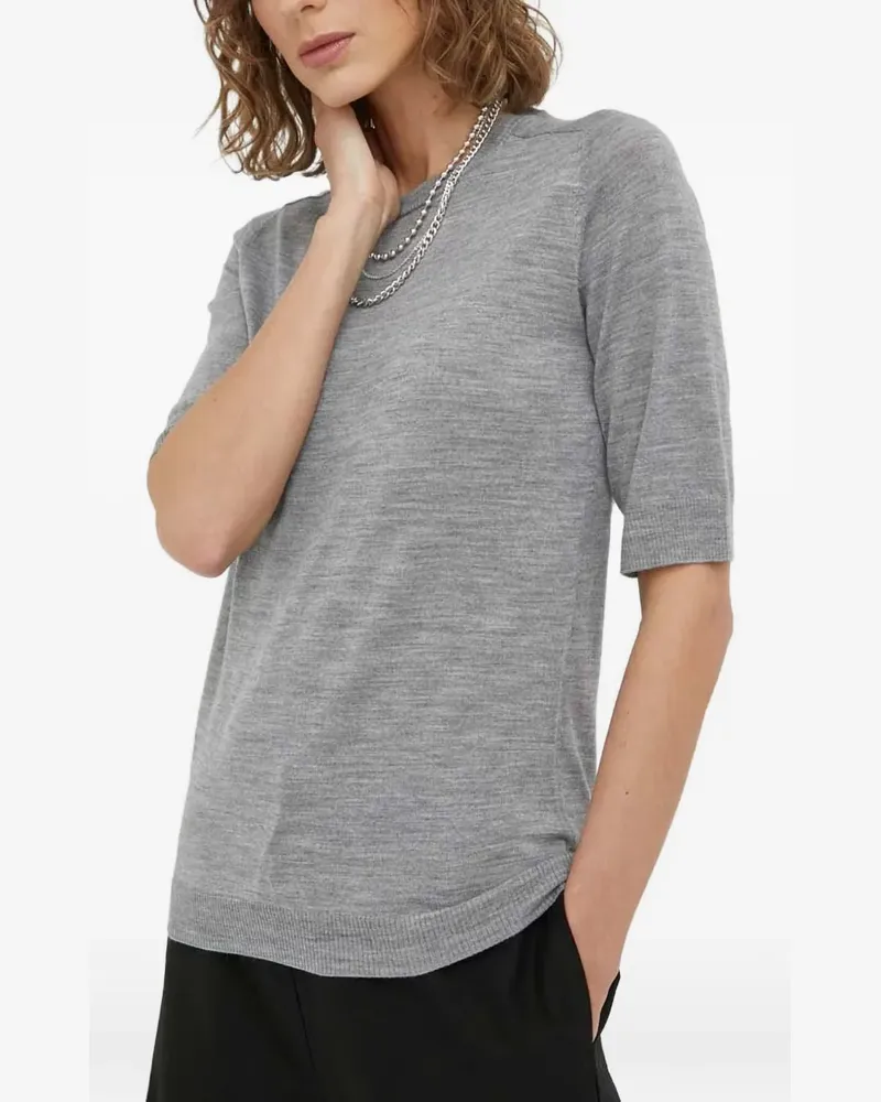 Day Birger et Mikkelsen Kurzärmeliges Strickoberteil - Grau Grau