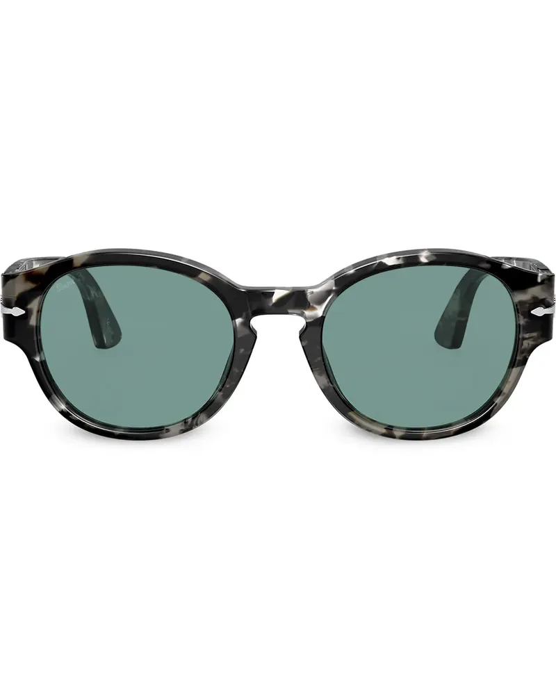 Persol Sonnenbrille mit rundem Gestell - Grau Grau