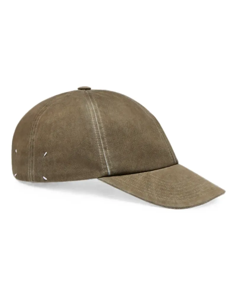 Maison Margiela Baseballkappe mit Ziernähten - Grün Grün