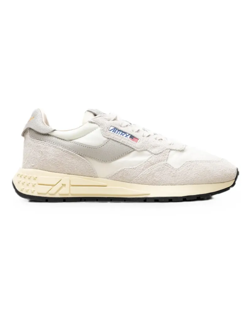 AUTRY Reelwind suede-panelled sneakers - Nude Nude