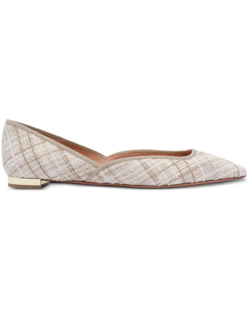 Aquazzura Maia Ballerinas - Nude Nude