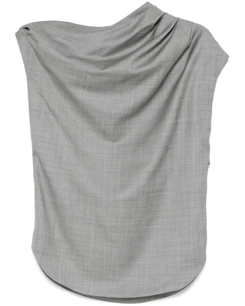 LOULOU Lyra Oberteil - Grau Grau