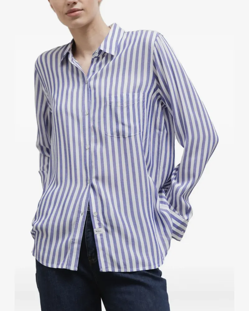RAILS Gestreiftes Wren Hemd - Blau Blau