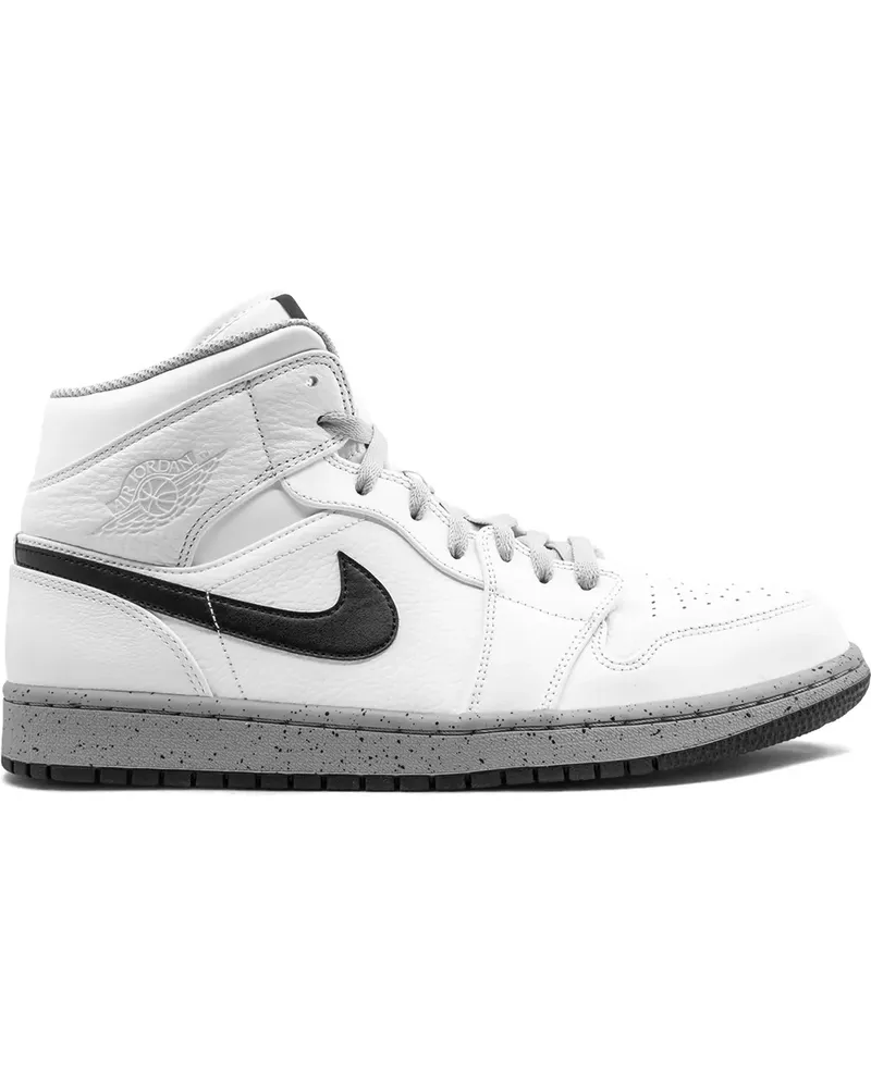 Jordan Air  1Mid' Sneakers - Weiß Weiß