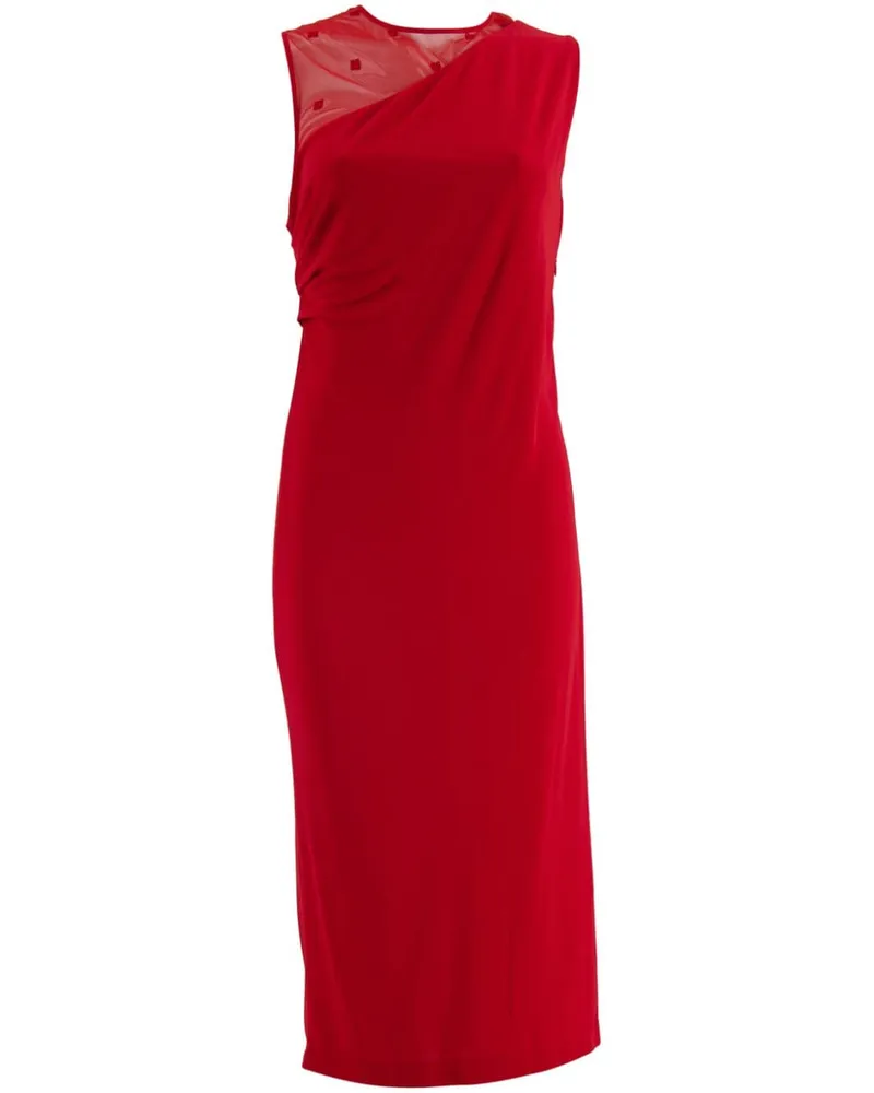 Givenchy Kleid mit 4G-Detail Rot