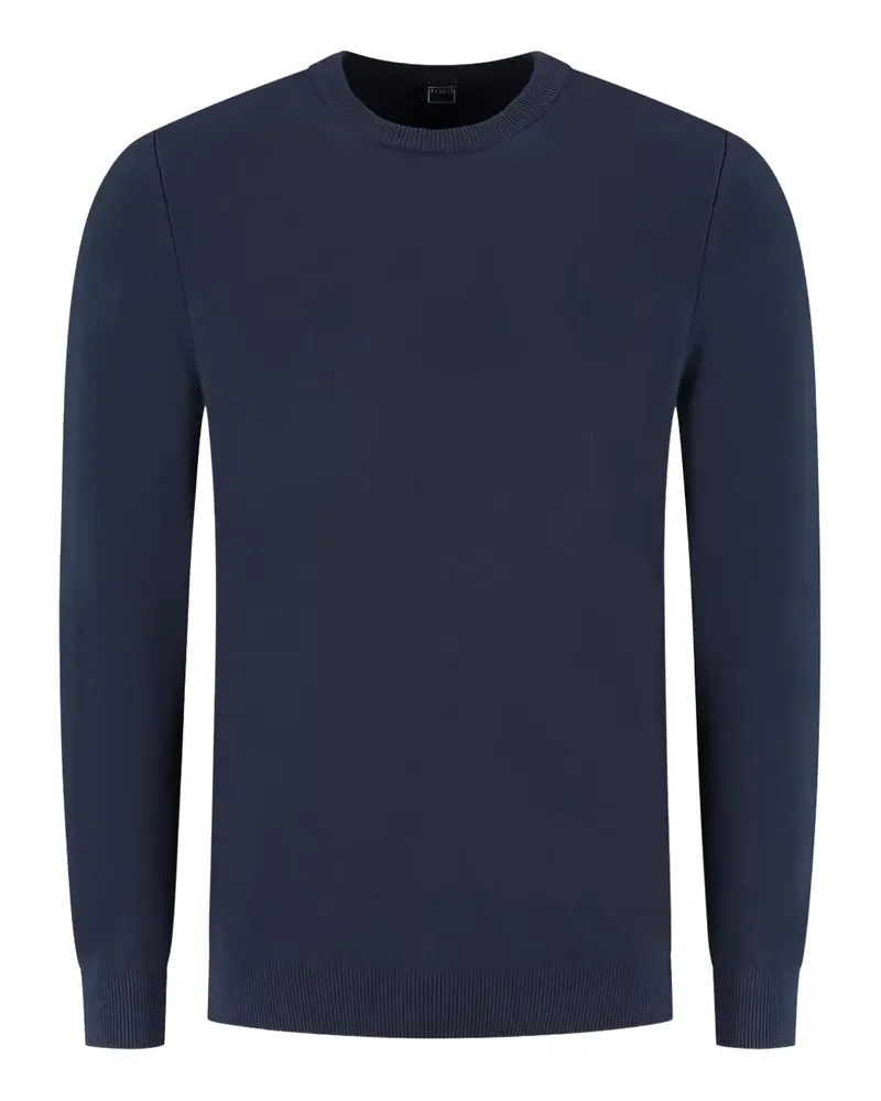 Fedeli Pullover mit Rundhalsausschnitt - Blau Blau