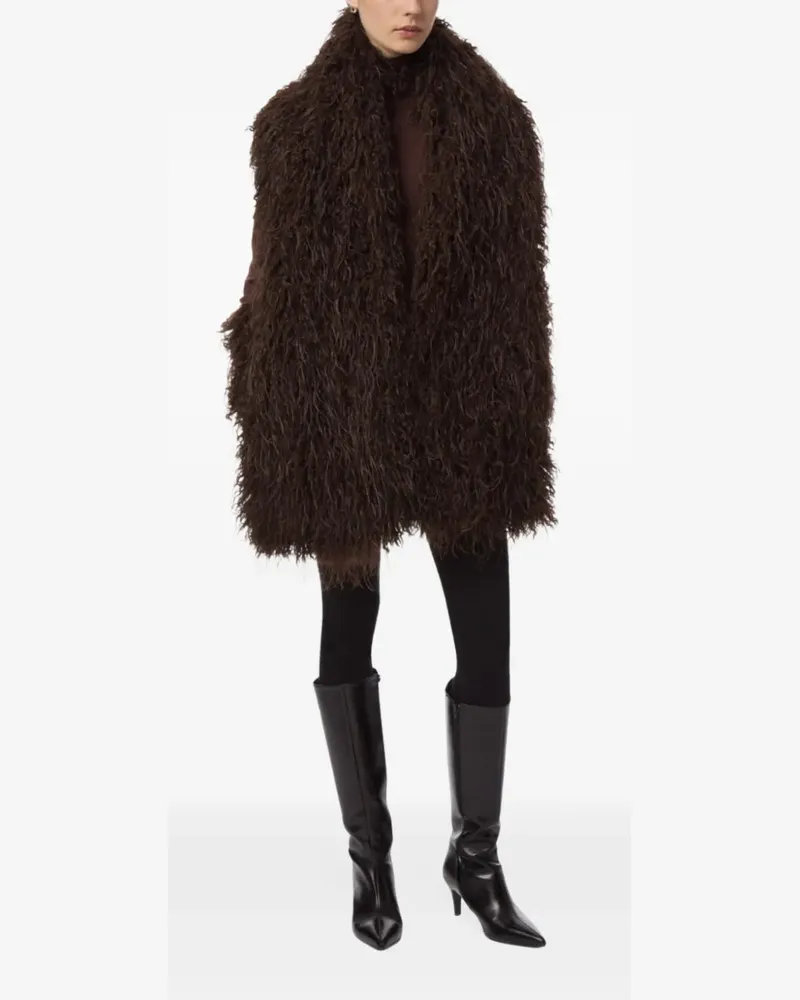 APPARIS Dame faux-fur scarf - Braun Braun
