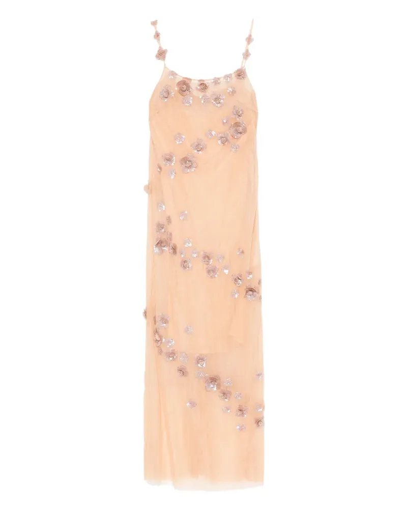 Blumarine Kleid mit Pailletten - Rosa Rosa