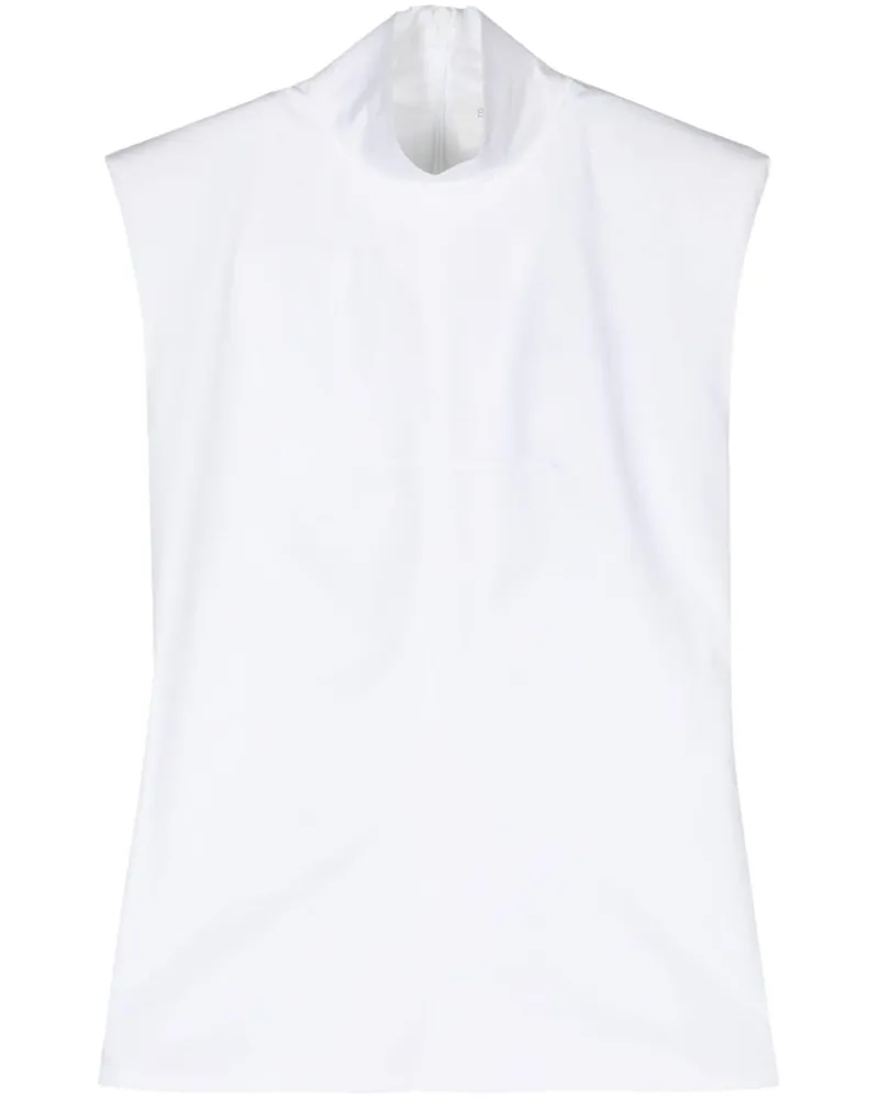 SPORTMAX Ärmellose Canneti Bluse - Weiß Weiß
