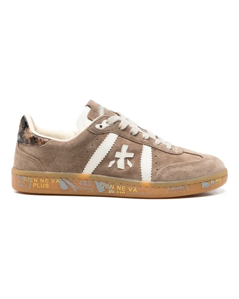 Premiata Sneakers mit Logo-Patch - Braun Braun