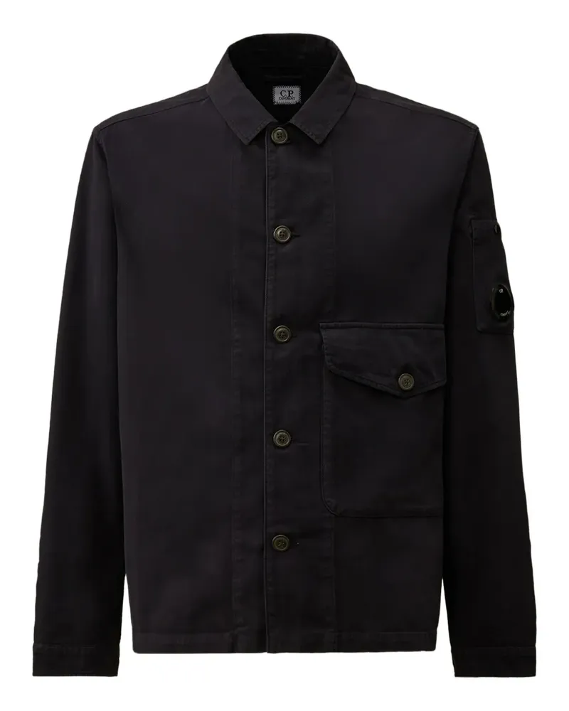 C.P. Company Lens-detail overshirt - Blau Blau