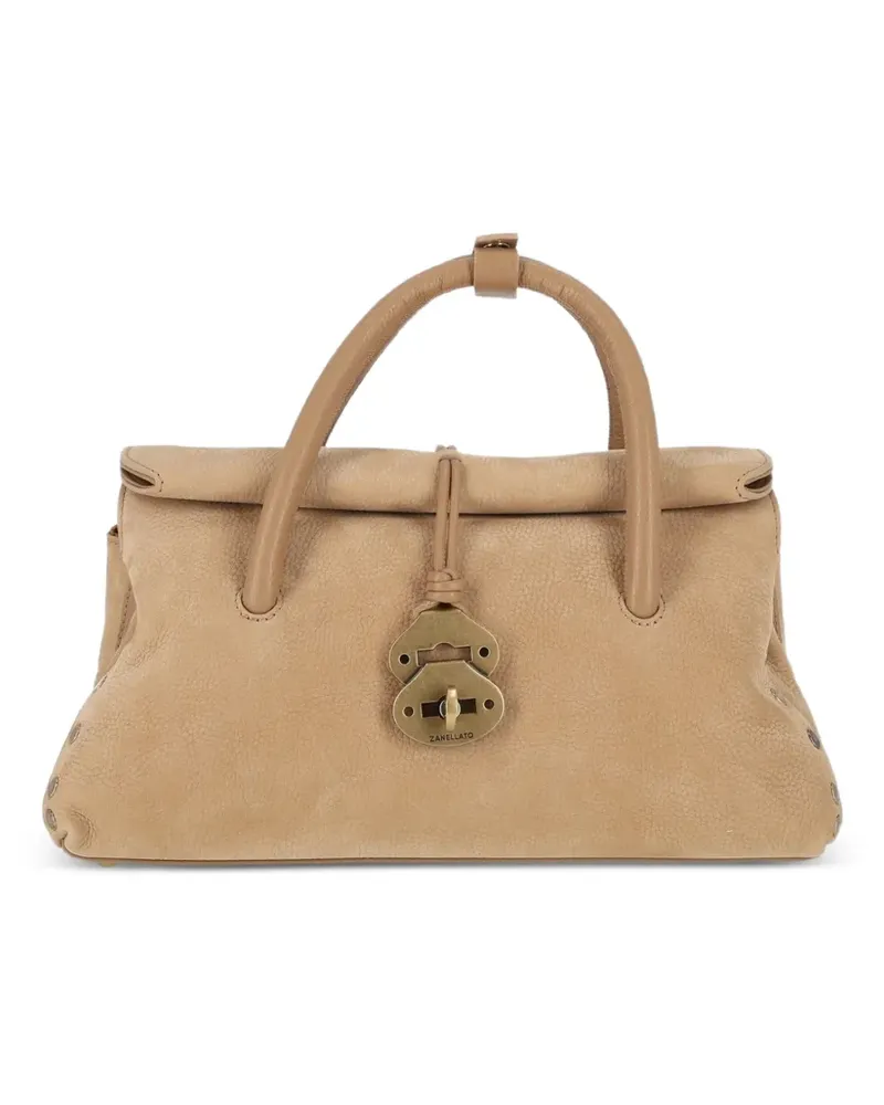 Zanellato Kleine Dotta Jones Schultertasche - Nude Nude
