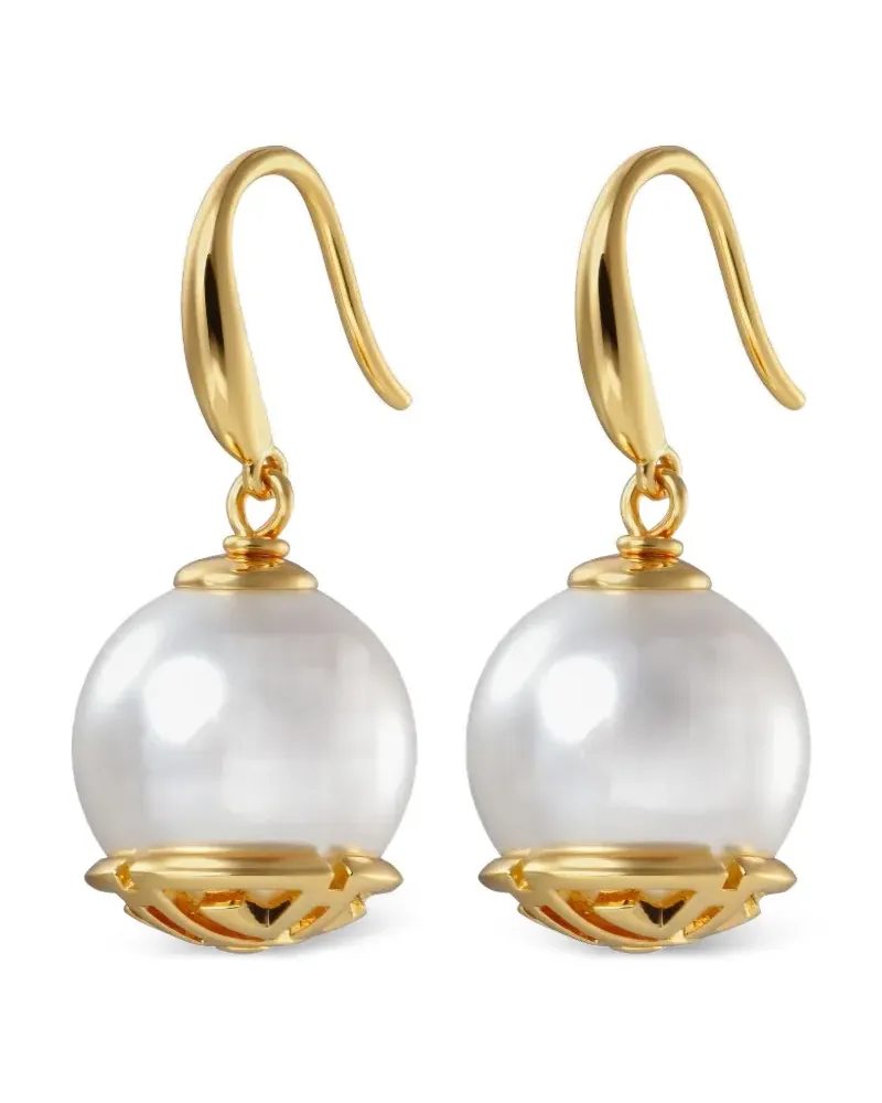 Shanghai Tang Tang of Metal Hängeohrringe - Gold Gold