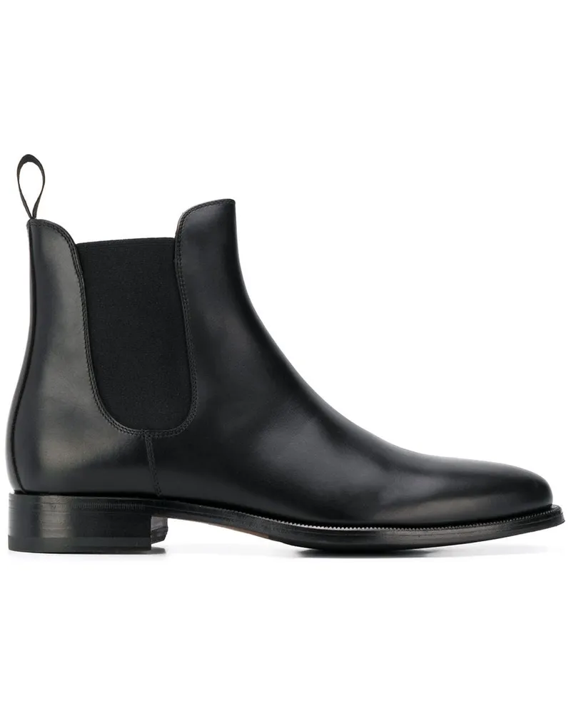 Scarosso Chelsea-Boots - Schwarz Schwarz