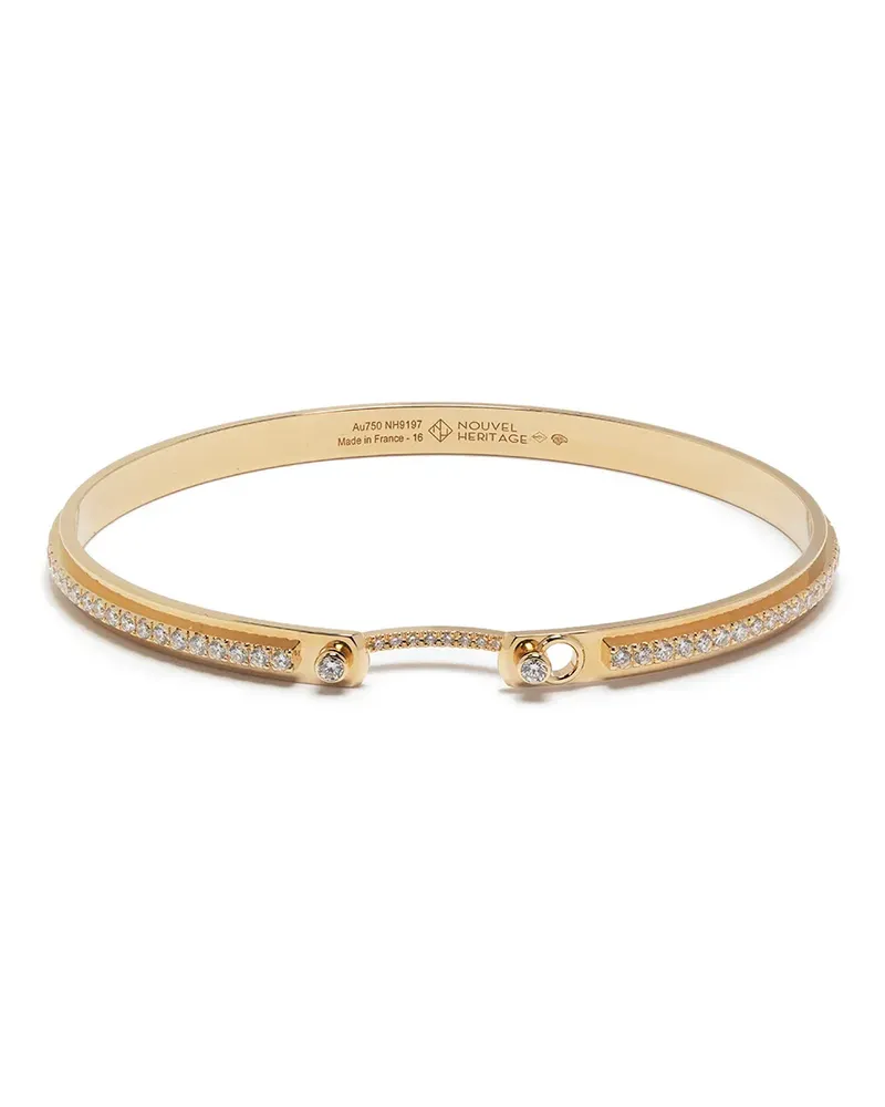 Nouvel Heritage 18kt Gelbgoldarmband mit Diamanten Gold
