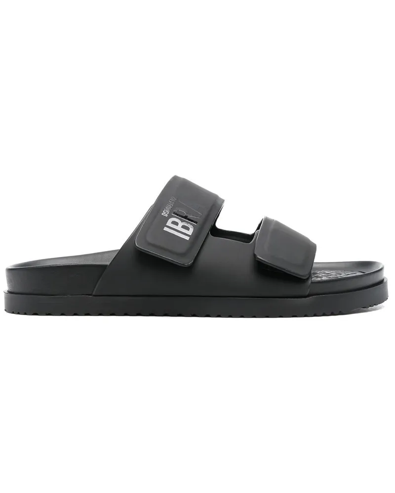 Dsquared2 x Ibrahimovic Pantoletten - Schwarz Schwarz