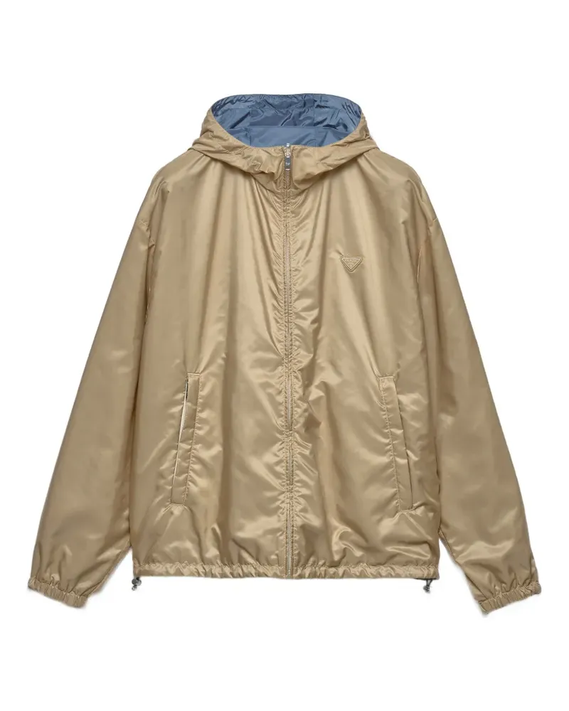 Prada Wendbare Re-Nylon Jacke - Nude Nude