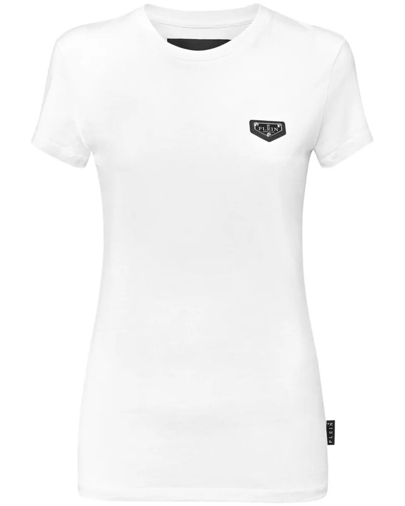 Philipp Plein T-Shirt mit Rundhalsausschnitt - Weiß Weiß