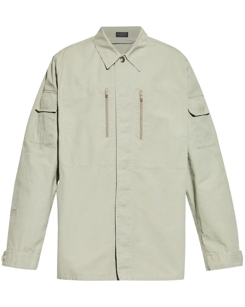 Balenciaga Klassische Hemdjacke - Nude Nude