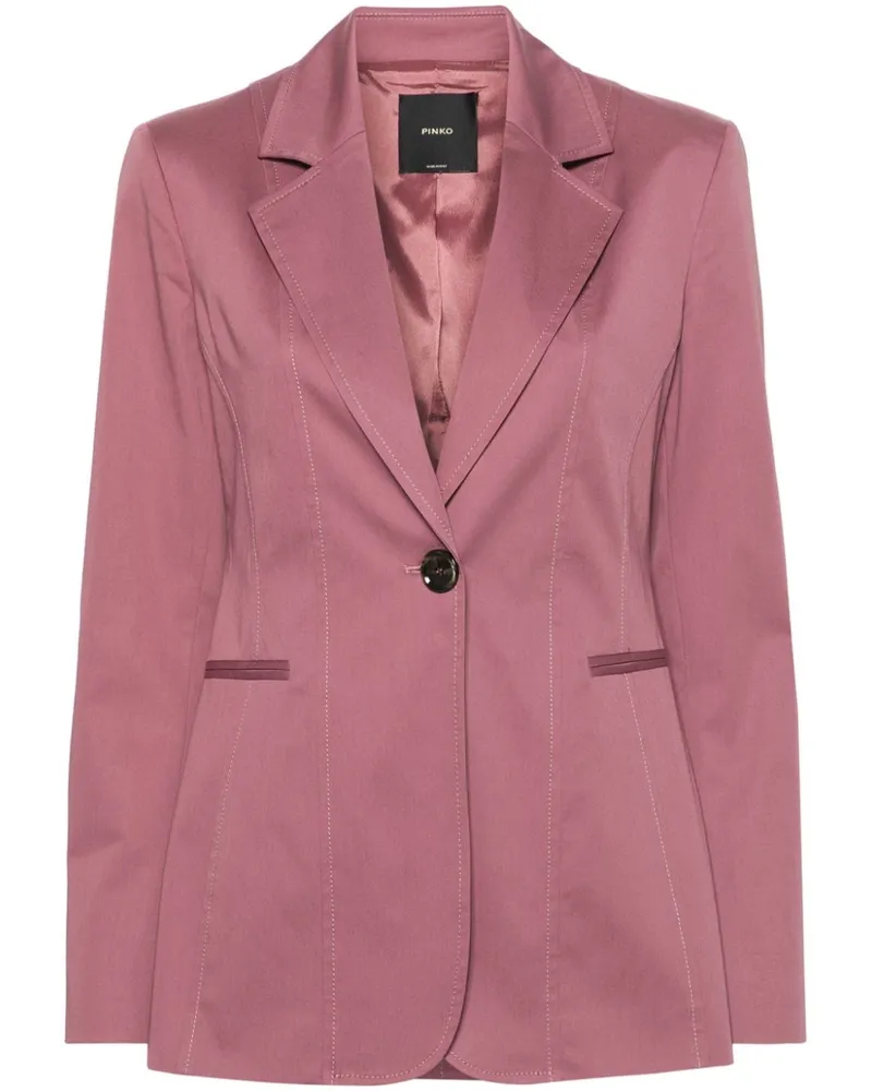 Pinko Einreihiger Fiona Blazer - Rosa Rosa