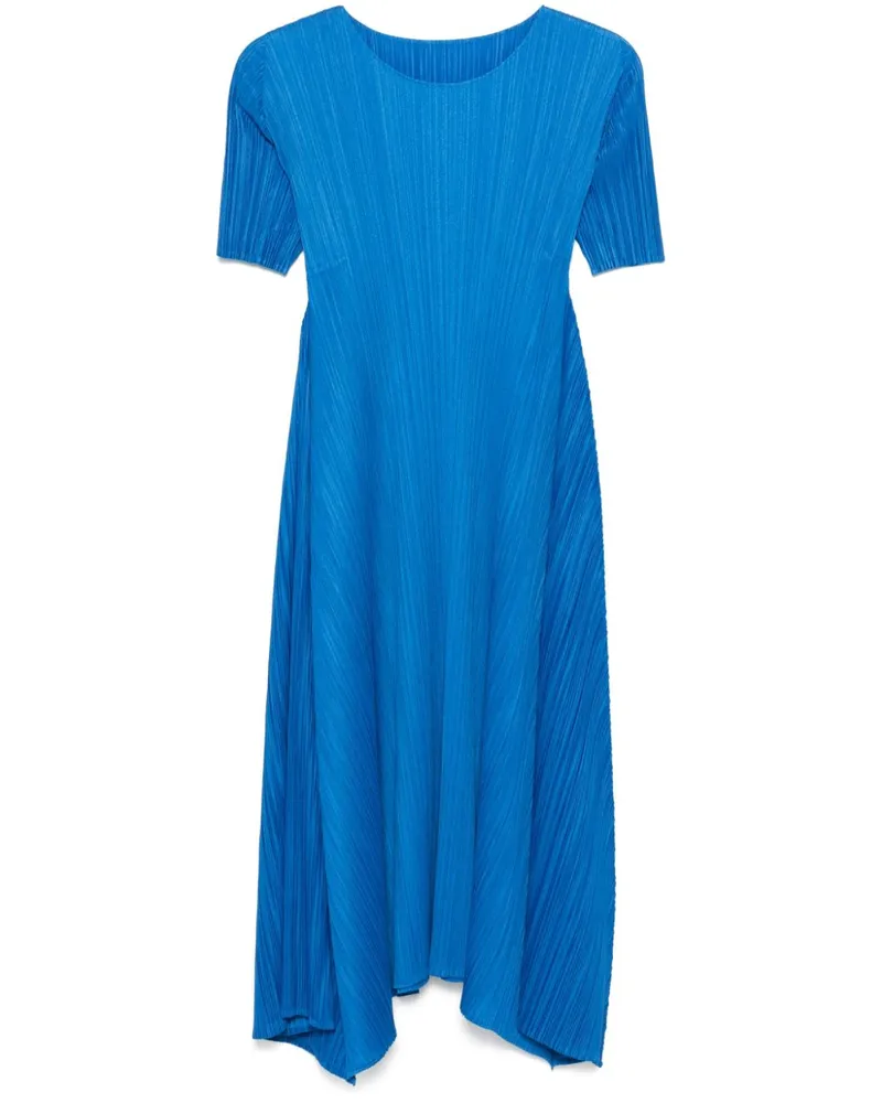 Issey Miyake MC October Midikleid - Blau Blau