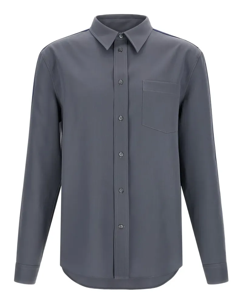 Marni Hemd mit Streifendetail - Grau Grau