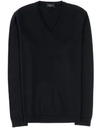 Roberto Collina Pullover mit V-Ausschnitt Schwarz