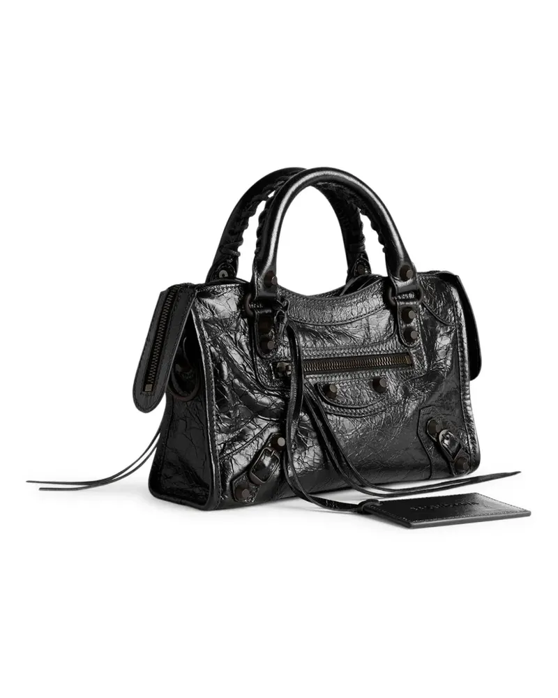Balenciaga Mini Le City Tote Bag - Schwarz Schwarz