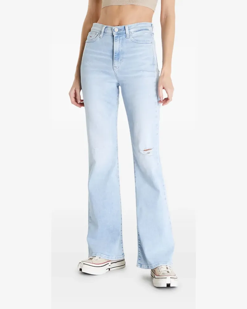 Tommy Hilfiger Sylvia Schlagjeans mit hohem Bund - Blau Blau