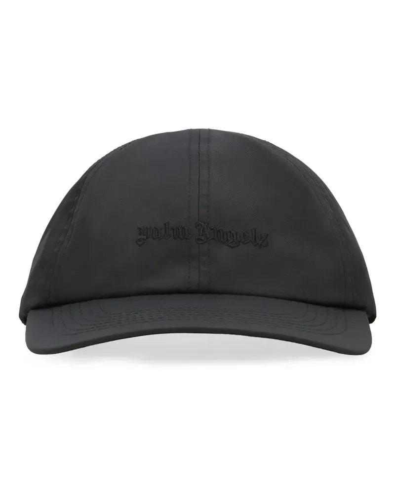 Palm Angels Baseballkappe mit Logo-Stickerei - Schwarz Schwarz
