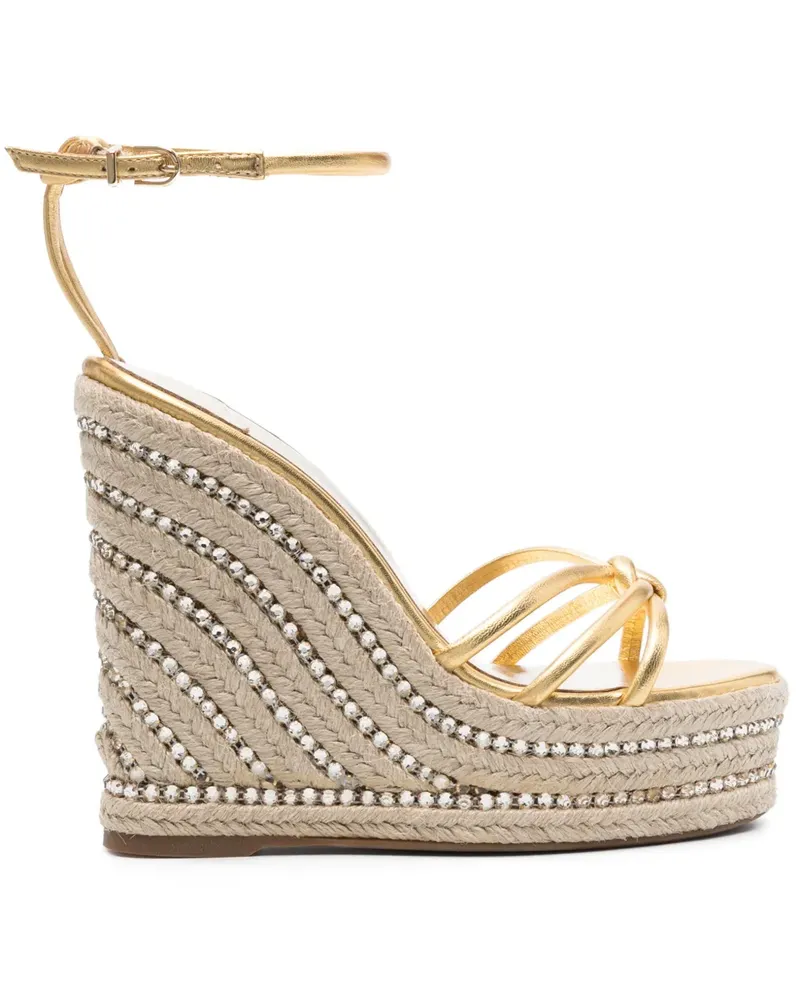 Sophia Webster Alina Wedge-Espadrilles 140mm - Gold Gold