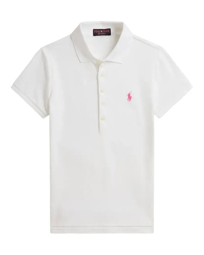 Ralph Lauren Poloshirt mit Logo - Weiß Weiß