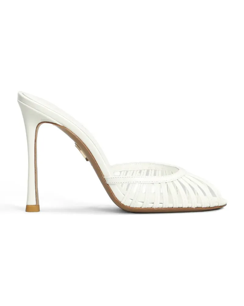 Retrofête Allistair cage-strap heeled sandals - Weiß Weiß