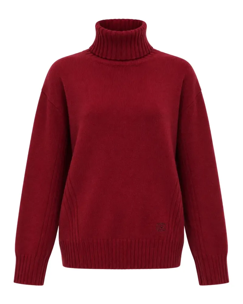 Liu Jo roll-neck wool sweater - Rot Rot