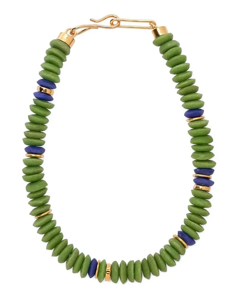 Lizzie Fortunato Pistachio Laguna beaded necklace - Grün Grün