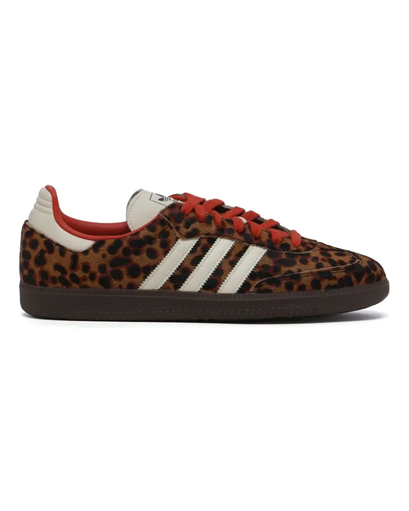 adidas Samba OG leopard-print sneakers - Braun Braun