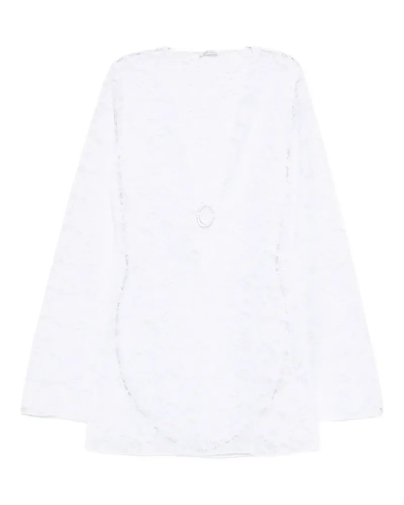 Oséree lace beach dress - Weiß Weiß