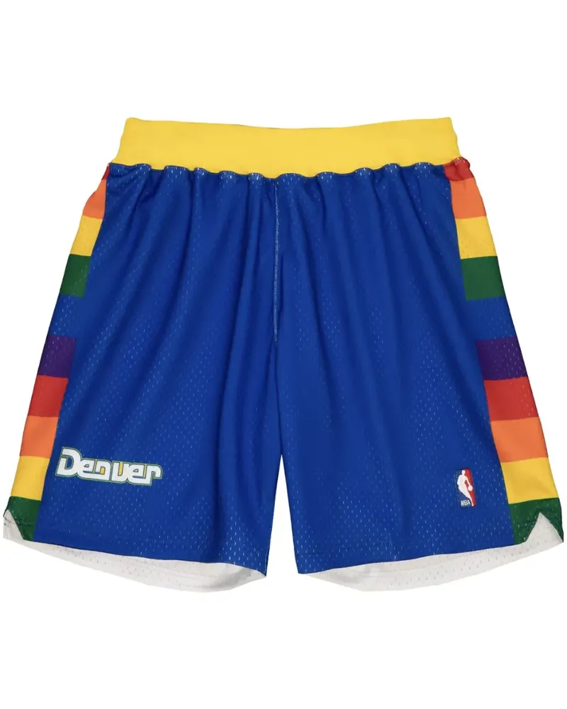 Mitchell & Ness NBA Denver Nuggets 91 Basketball-Shorts - Blau Blau