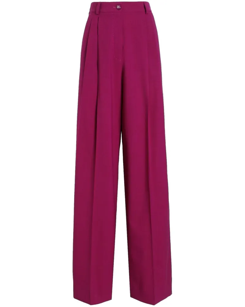 Dolce & Gabbana Hose mit weitem Bein - Rosa Rosa