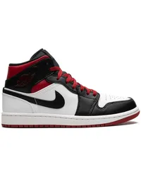 Jordan Air  1 Mid Gym Red/Black Toe Sneakers Weiß