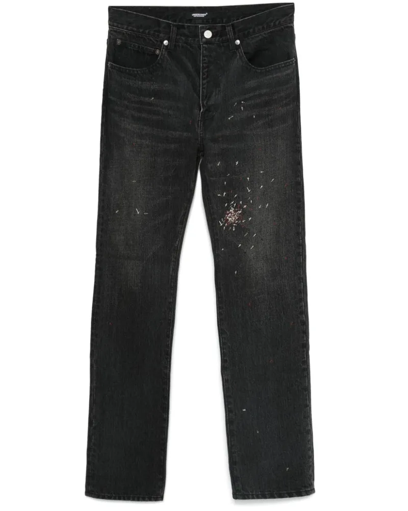 Undercover Klassische Slim-Fit-Jeans - Schwarz Schwarz