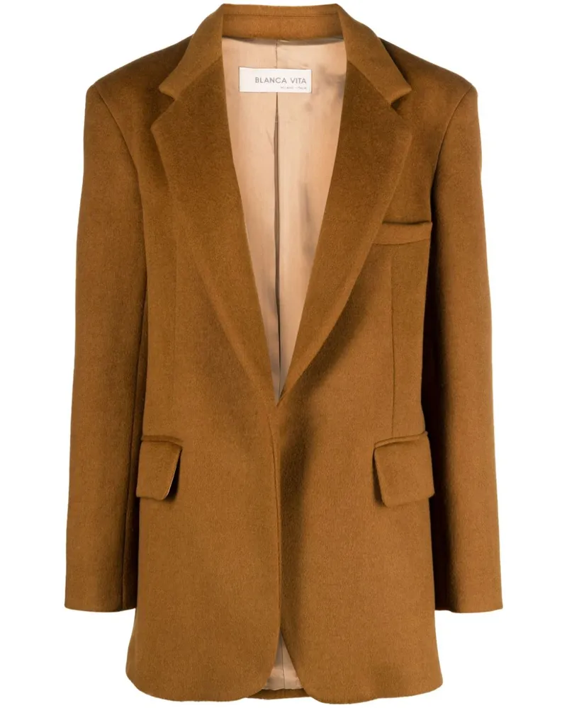 Blanca Blazer mit gebürsteter Wirkung - Braun Braun