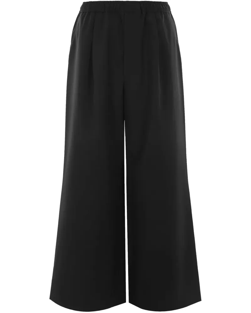 Comme des Garçons Hose mit weitem Bein - Schwarz Schwarz