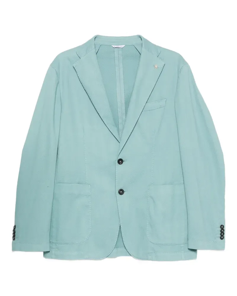 Manuel Ritz chevron-weave blazer - Grün Grün