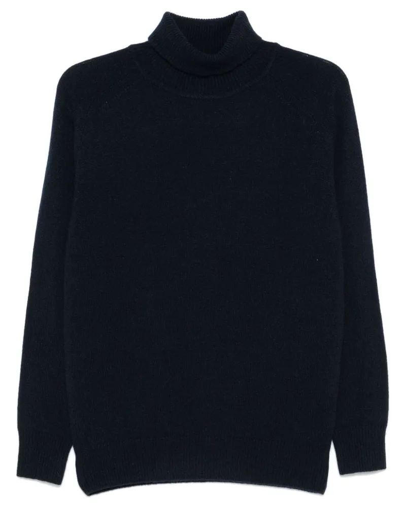 LARDINI Klassischer Kaschmirpullover - Blau Blau